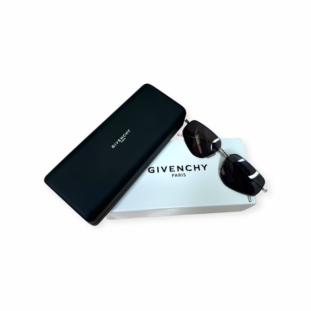 Givenchy Square Tinted Sunglasses box and case